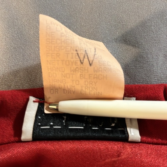 Vintage Red Shacket Velvety Jacket - Picture 4 of 9